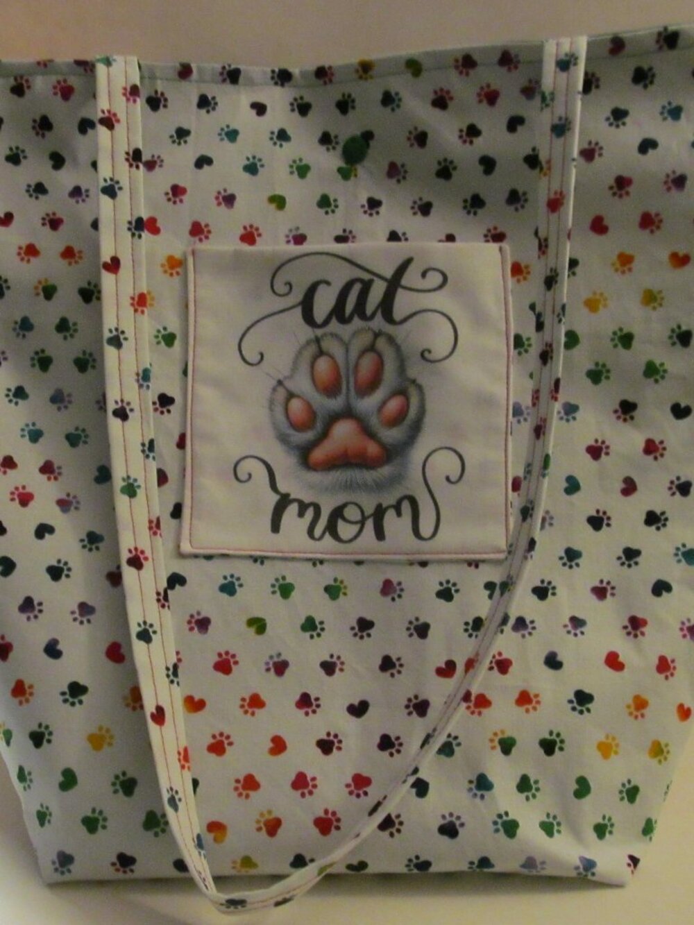 Paw Print Cat Mom Bag #5412026